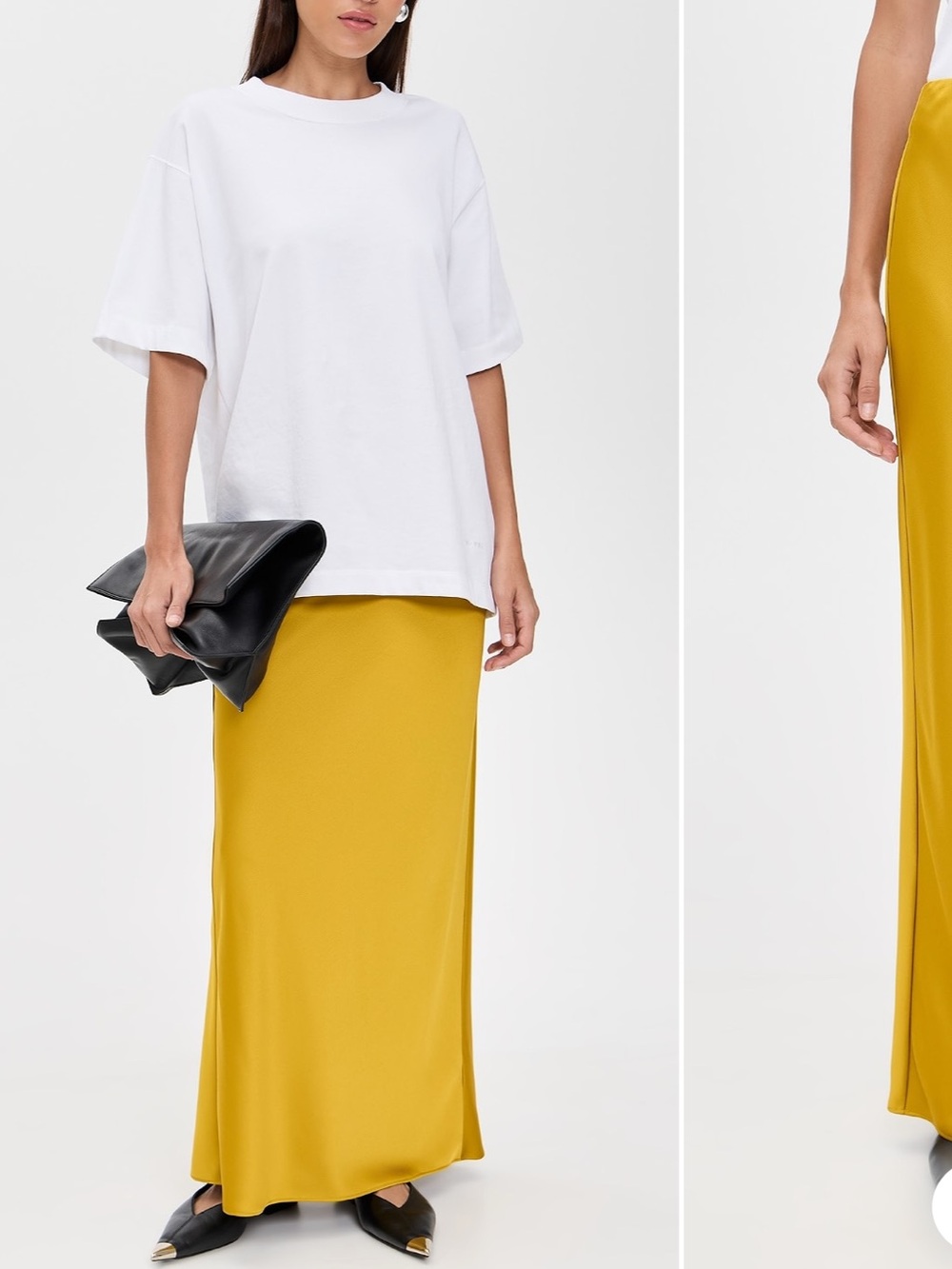 ALIGNE Harris Satin Skirt